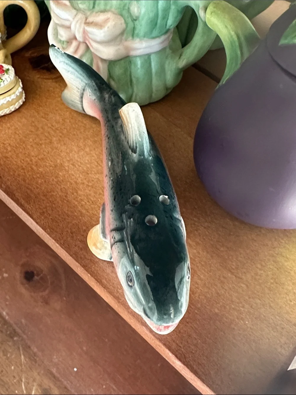 Decorative Rainbow Trout Pepper Shaker